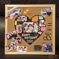 誕生日にぴったり！思い出コルクボードをプレゼント❕💝Nom de plume ノンデプルーム