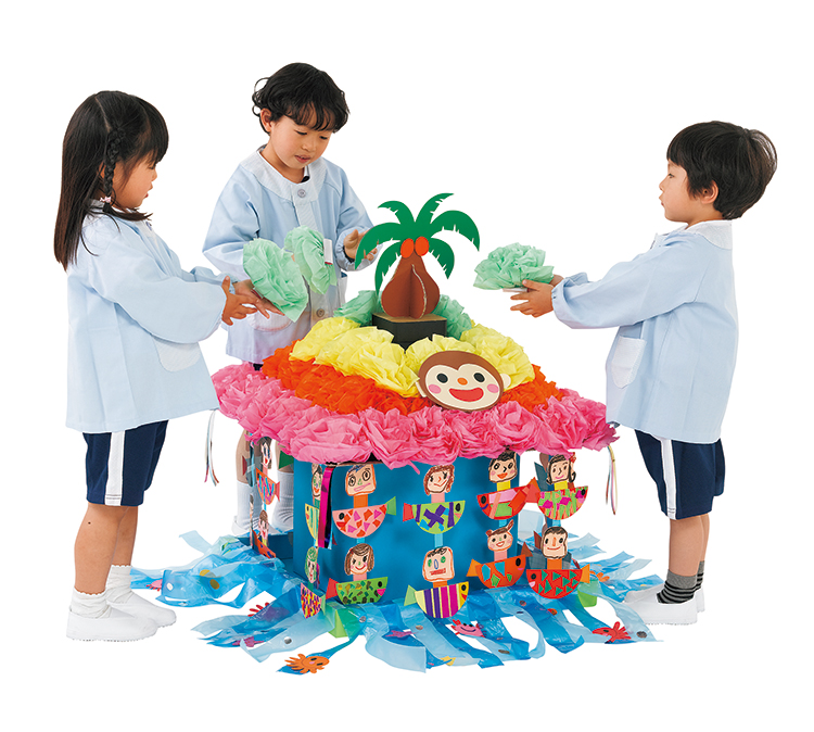 夏祭りのおみこしが完成しましたおおしょう保育園