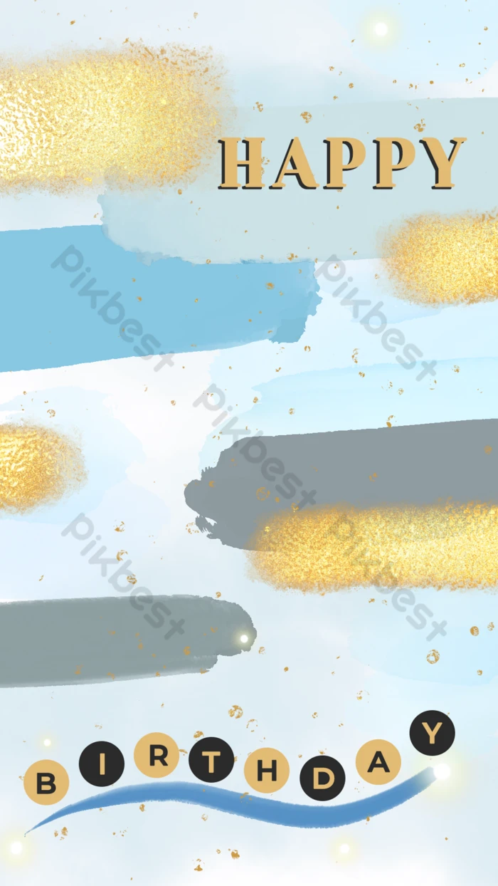 誕生日のインスタグラムストーリーテンプレートでおしゃれなバースデーストーリーデザインを無料で作成！Canva