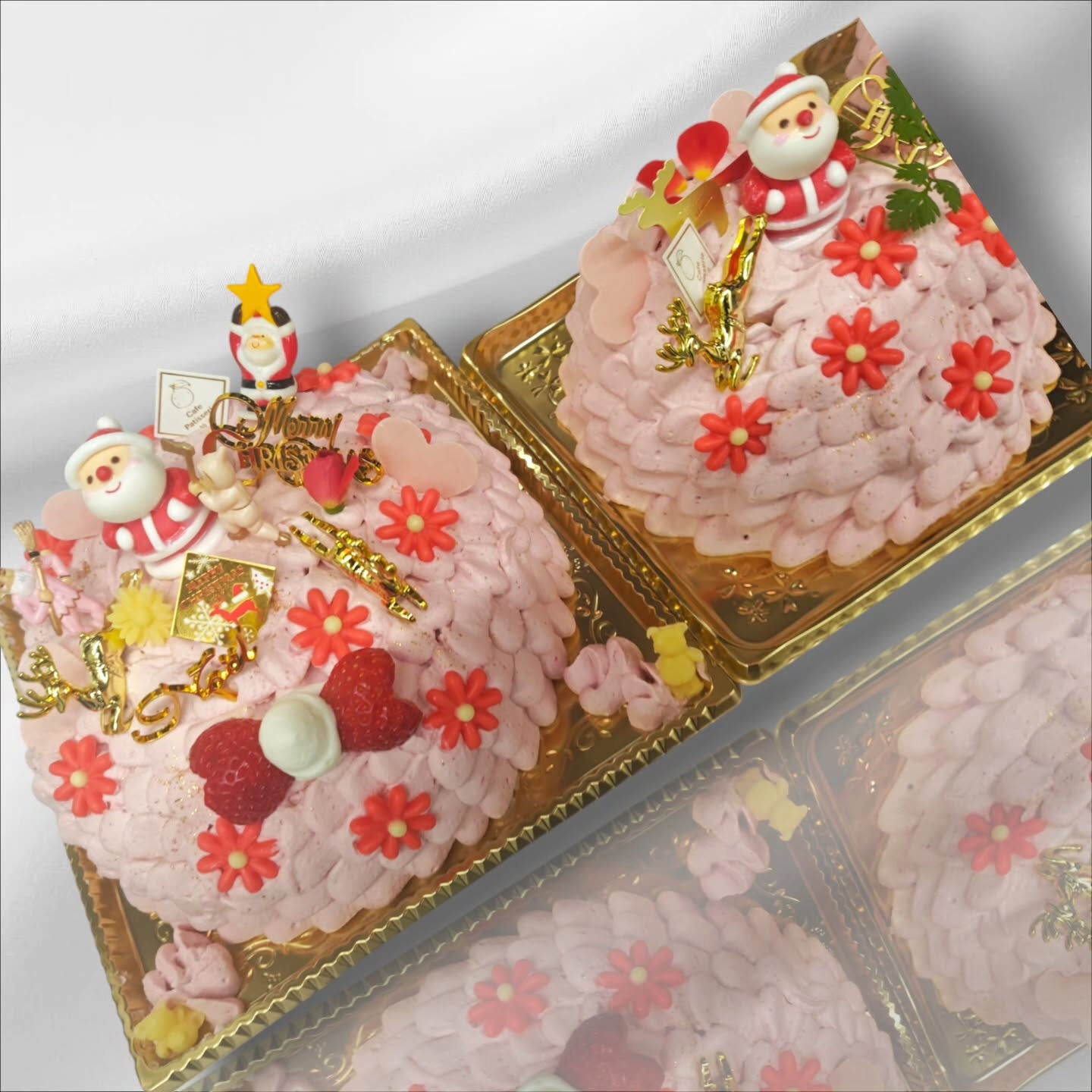2023 クリスマス 「SALON BAKE & TEA」より“赤”と“白”のクリスマスプレゼントをイメージした新作パフェが登場！11月16日より販売開始！株式会社ジュンのプレスリリース