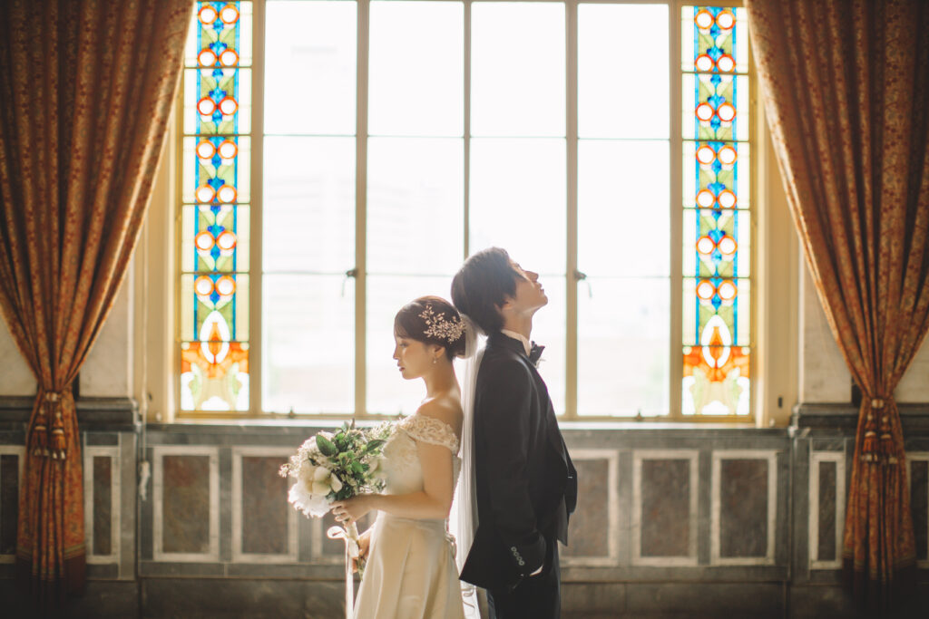 函館観光 カップルに人気のアクティビティー 貸衣装 ドレス体験フォト ウェディングドレスで写真撮り函館和洋モダン貸衣裳館 レンタル衣装ギャラリーM.a.k