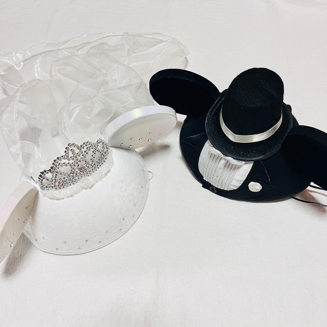 海外ディズニーウェディングイヤーハットキャップ帽子結婚式