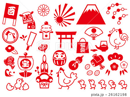 正月 アイコン イラスト素材4106485- フォトライブラリ