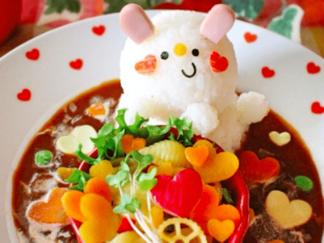 甘いのが苦手な人にはコレ！チョコ風おにぎりでバレンタイン弁当♡