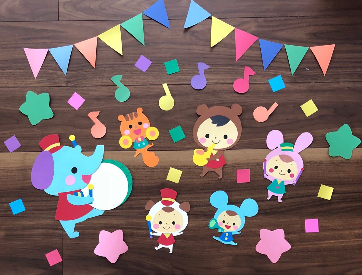 入園式の壁面製作アイデア＆モチーフ7選手作りの参考になるかわいい春の花・キャラクター保育士・幼稚園教諭のための情報メディア ほいくis ほいくいず