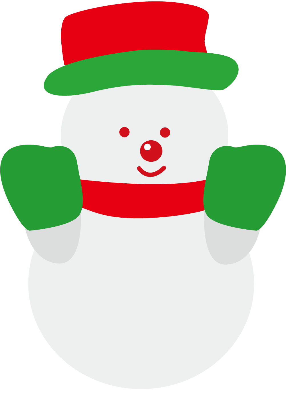 クリスマス 縦向き赤いオーナメントフレーム☆透過PNG無料イラスト素材素材ラボ