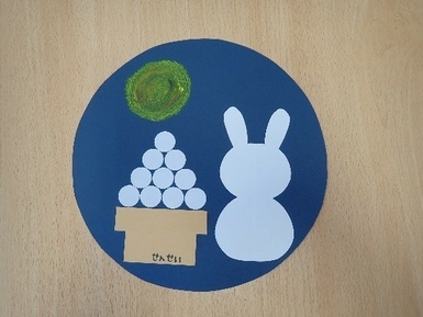 お月見制作🎑ポピンズエデュケア