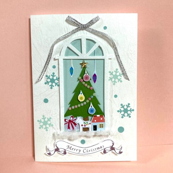 型紙いらずクリスマスのポップアップカードを作ろう 音声解説あり Easily make Christmas pop-up cards