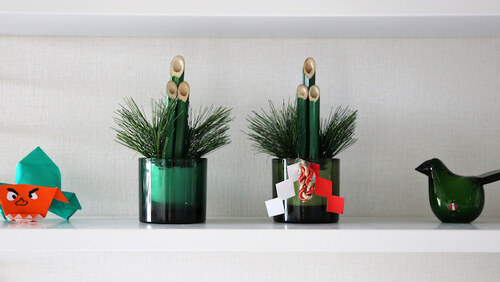 正月 飾り台 木製 置物 人形 ぬいぐるみ ディスプレイ用品 門松セット ベーシック 35×15cm -海の雑貨・水族館グッズ・動物ぬいぐるみ通販ショップ まんぼう屋ドットコム