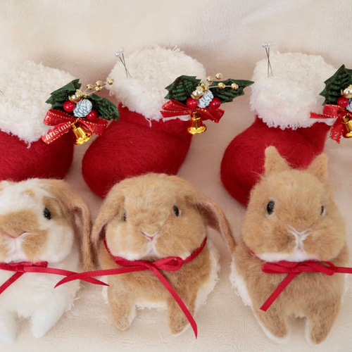 クリスマス 簡単！フェルトで手作りクリスマスブーツ 100均DIY felt Christmas Xmas - YouTube