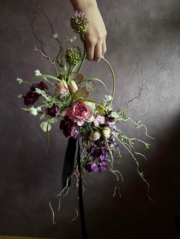 ウェディングブーケ リングブーケ