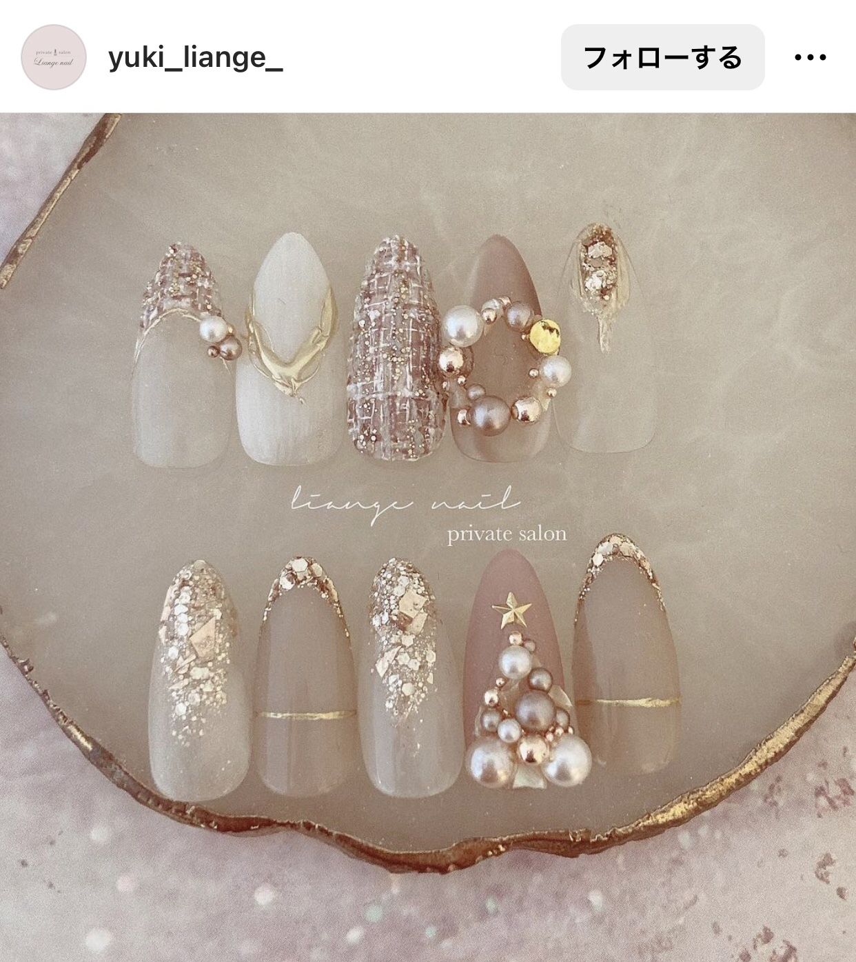 クリスマスネイルデザイン 20選指先までおしゃれしてクリスマスを満喫♩美的.com