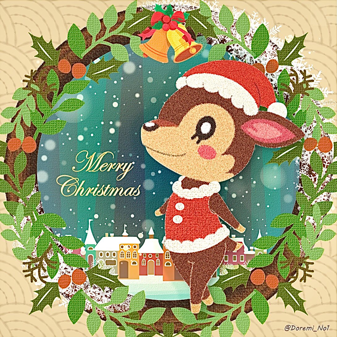 あつ森 小さなクリスマス広場～案内所横スペースのレイアウト～ - マイミーボックス myme box