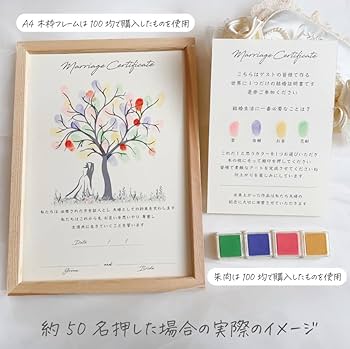 結婚証明書 ウェディングツリーDIY store PBW