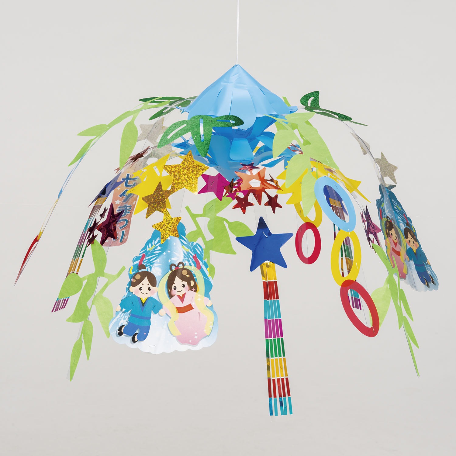 七夕祭り 天の川の星飾り