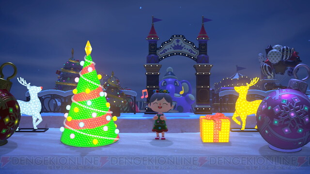 あつ森 小さなクリスマス広場～案内所横スペースのレイアウト～ - マイミーボックス myme box