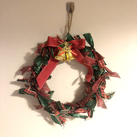 クリスマスリース リボンで簡単おしゃれな作り方・巻き方紹介かんたん工作・折り紙☆選り好み