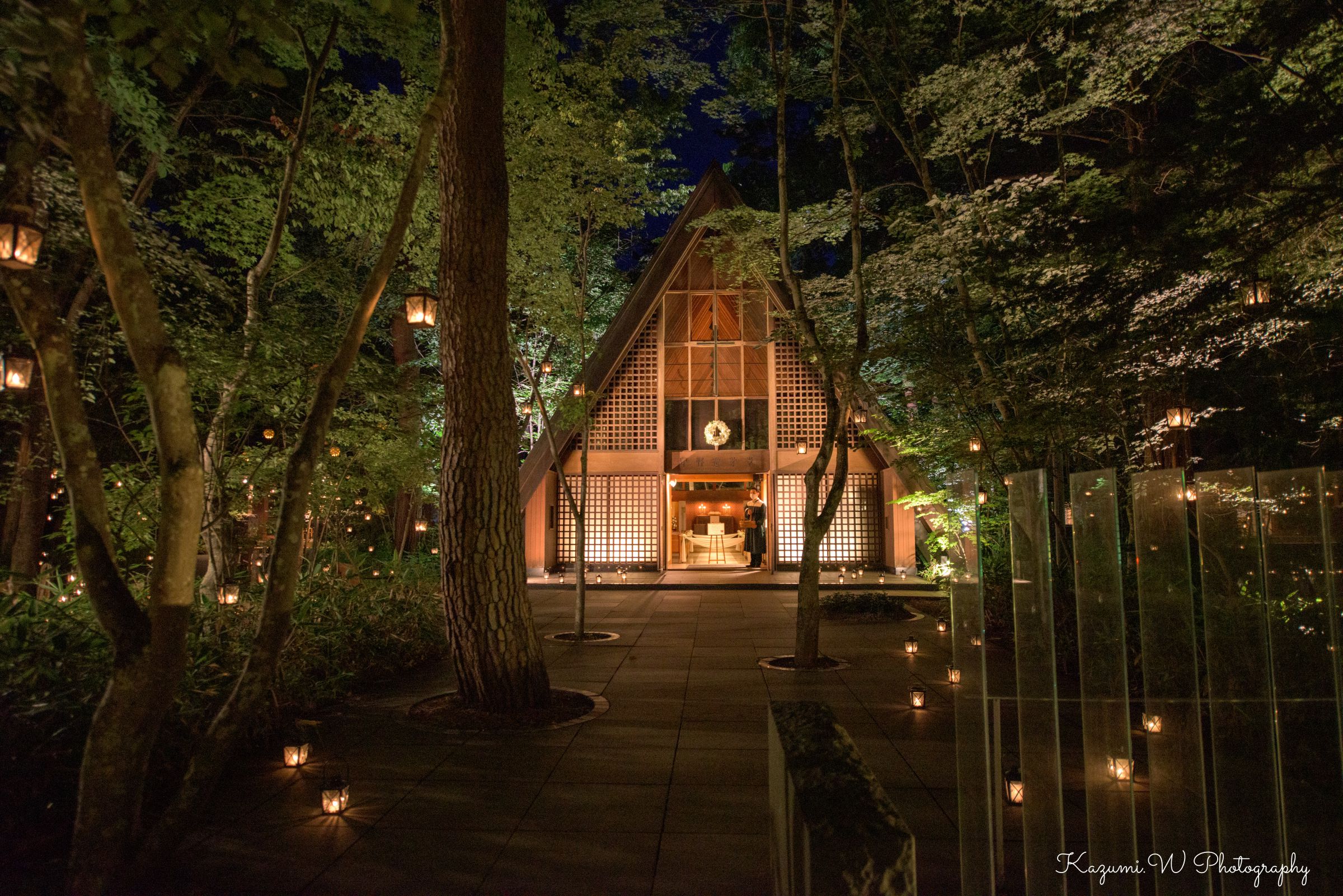 軽井沢高原教会 サマーキャンドルナイト by konawindsurfID：12469670- 写真共有サイト:PHOTOHITO