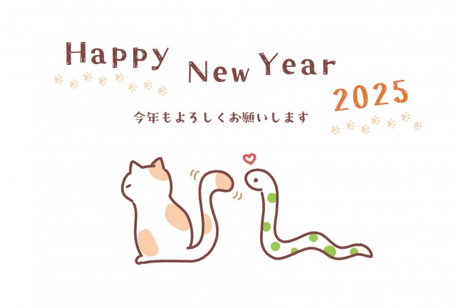 おしゃれな大人のなでしこ年賀状2025 - インプレスブックス