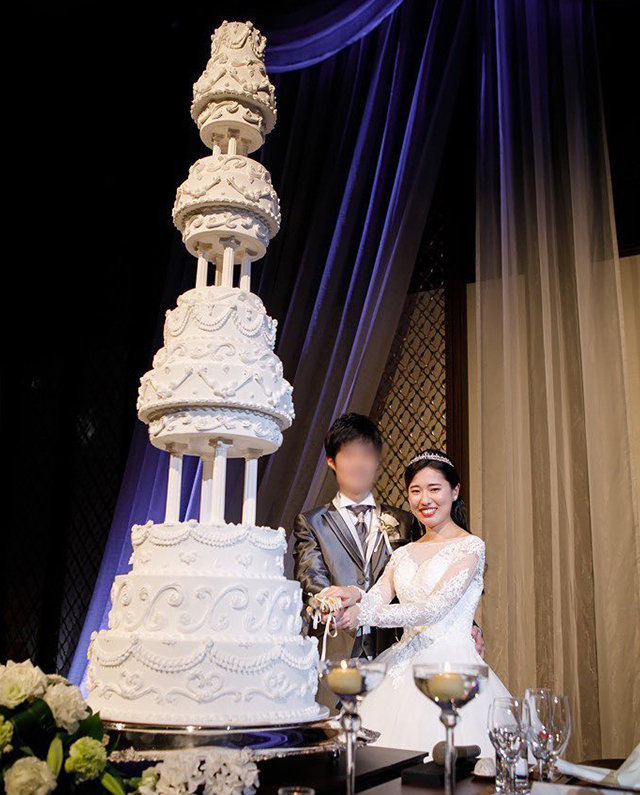 お二人らしさを形にしたオリジナルウエディングケーキMiaVia