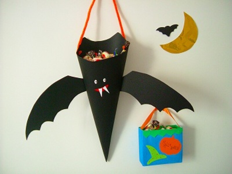 ハロウィン工作 かわいいキャンディーバッグの作り方子どもと楽しむ手作りお菓子入れくるみの遊びラボ子どもと楽しむ工作・おうち遊びアイデア