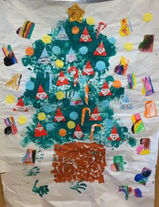 ちぎり絵ミニ クリスマスツリー 手作りキット❣️ - メルカリ