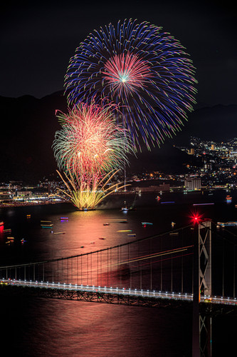 関門海峡花火大会 北九州市門司区西海岸周辺北九州の賃貸は株式会社ハウス倶楽部にお任せ下さい