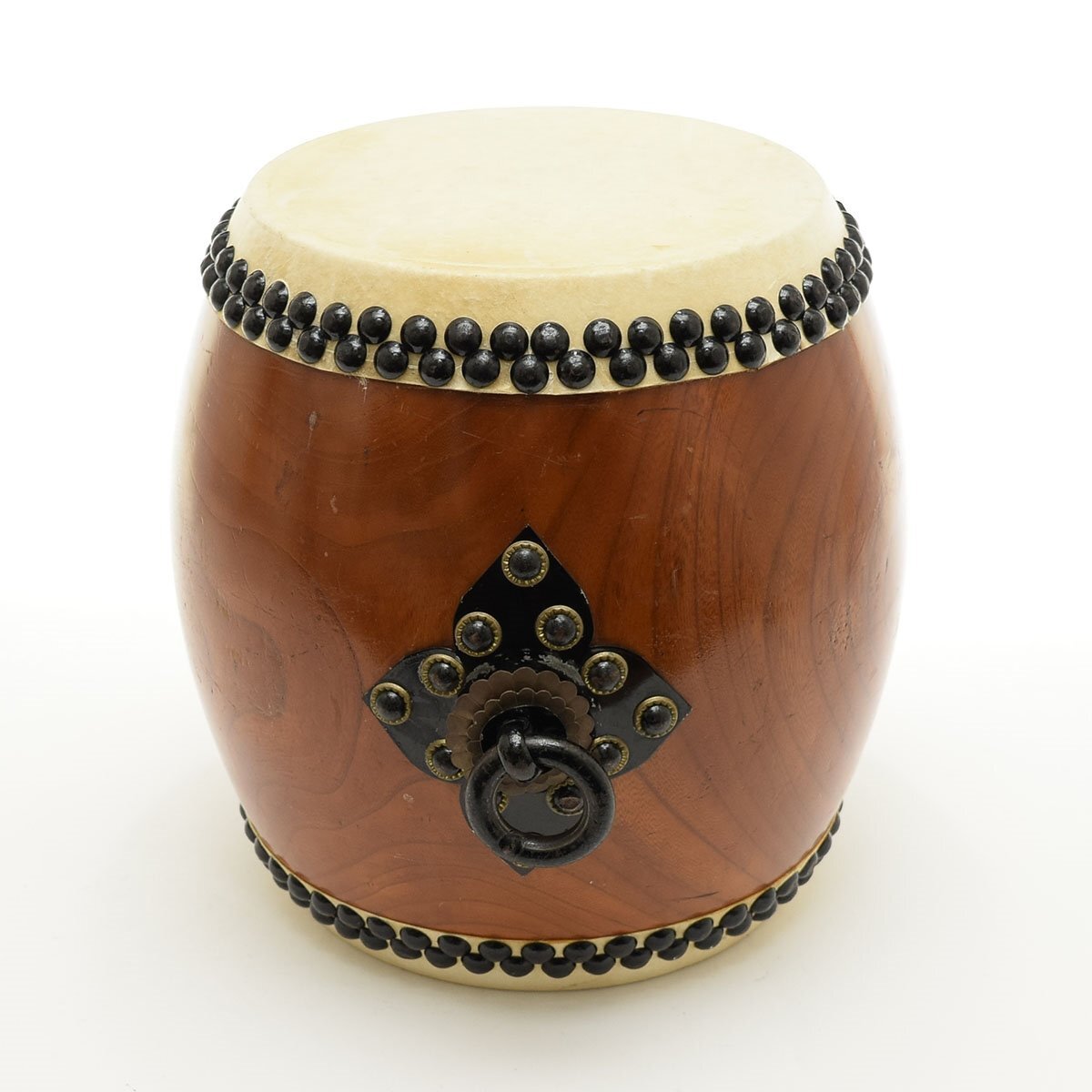 和太鼓 和楽器 長胴太鼓 面太鼓 祭り 昭和レトロ 盆踊り大会 1寸