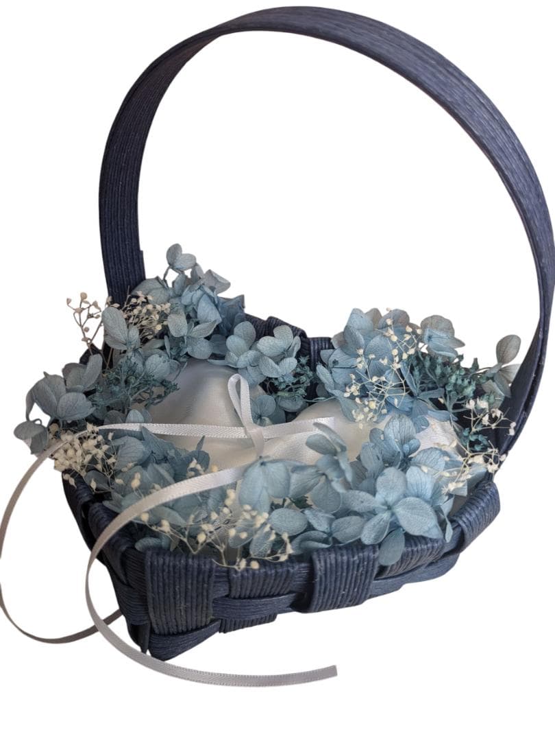 ハート型リングピロー かご リングピローの作り方手作りでリングピローを製作